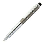Stylo bille rtractable et stylus online 33660 / 3d - gris - moyenne - assortis