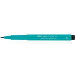 Stylo � brosse plume faber castell - phthalo vert - artistes pitt pen light