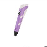 Stylo dimpression 3d + 3 filaments pla + mod�les livre de dessin de 42 mod�les ? violet