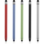 Stylos pour �crans tactiles5 pack 2 en 1 universel stylet telephone portable compatibles avec smartphones ...