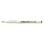 Stylo feutre permanent - art line - 210 - pointe 06 mm - noir - encre permanente ind�l�bile