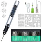 Stylo de gravure �lectrique avec 36 bits machine de gravure sans fil rechargeable usb graveur rotatif ...