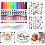 Stylo magique enfant - magic pen - 12 pcs - multicolore - autocollants tatouage - cuillère Stylo magique enfant - magic pen - 12 pcs - multicolore - autocollants tatouage - cuillère