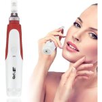 Stylo microneedling lectrique 0. 25mm - 2. 0mm rouleau microneedling incl. 2x fixation avec 12 micro ...