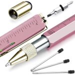 Stylo multifonction 9 en 1 - parure de stylo - recharge amoune - noir - bille - cadeau personnalis�