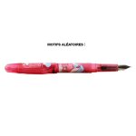 Stylo plume - encre bleue effaable - animaux rigolos - plumink