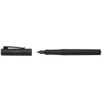 Faber - castell grip edition ? stylo plume fin noir rechargeable plume acier inoxydable