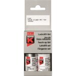 Stylo de retouche peinture auto - k teinte constructeur blanc nacre kwe / n9 peugeot / citroen