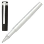 Stylo roller festina prestige chrome black - blanc