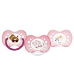 Dodie lot de 3 sucettes anatomiques jour et nuit + 18 mois