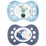 Sucettes - dodie sucettes anatomiques 0 - 6 m a30 jour nuit x2 (mod�le : cactus / lune)