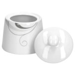 Sucrier van well portofino avec couvercle � 90 mm 280 ml d�cor vrille accessoires pour le caf� porcelaine ...