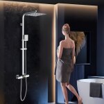 Colonne de douche multifonctionnelle systmes de douche avec mitigeur de bain pomme de do douche 10