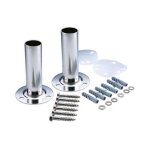 Suinga - ancrage amovible  platine pour chelles de piscine avec tube  43 mm.