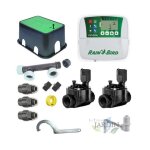 Suinga - kit darrosage automatique professionnel rain bird avec 2 zones 24v