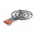 Rchaud paellero gaz butane - lacor - 20 - 40 - 60 cm - 3 brleurs - pour poles  paella 28 - 80 cm