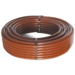 Suinga - tuyau goutte � goutte marron 16mm 50m sans goutteurs