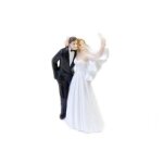 Objet d�coratif - sujet mari�s selfie - noir - int�rieur - mariage - mixte