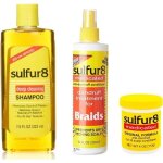 Sulfur 8 shampooing / pommade / braid spray lot 3 anti pellicule Sulfur 8 shampooing / pommade / braid spray lot 3 anti pellicule