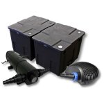 Sunsun kit complet: cbf - 350b filtre de bassin jusqu� 60000 l biologique ctf - 6000 supereco pompe de ...