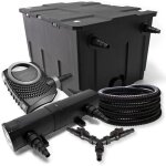 Sunsun kit complet: cbf - 550 filtre de bassin jusqu� 60000l biologique neo10000 pompe de filtration ...