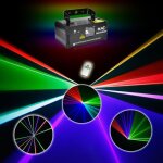 Suny dmx 400mw rgb laser beam scan light adjustable blue brightness for event party - dm - rgb400