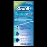 Fil dentaire superfloss oral b - 1 lot - adulte - mixte