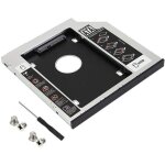 Support adaptateur caddy disque dur en alliage daluminium 2. 5hdd ssd sata 3. 0disque dur caddy 9. 5mm ... Support adaptateur caddy disque dur en alliage daluminium 2. 5hdd ssd sata 3. 0disque dur caddy 9. 5mm ...