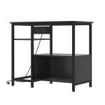 Support aquarium avec prises �lectriques meuble m�tal et bois 4 �tag�res pour aquarium 93x48x78 cm noir ...