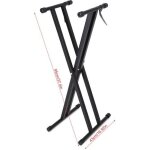 Support banquettes pour piano clavier synthétiseur stand pied double x - form hb042 Support banquettes pour piano clavier synthétiseur stand pied double x - form hb042