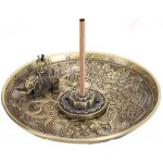Support de bton dencens en laiton - rtro - porte - encens de cne - vintage