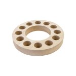 Support bois mdf rond 12 tubes � essai 18. 6x2. 5cm
