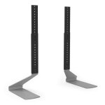 Support de bureau - erard - fit - up xxl - acier - noir - meuble tv fixe