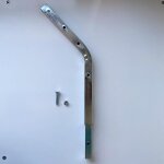 Support de cble anti - fugue 25 x 25 mm pour chenil en kit gris