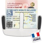 Support carte pour pare brise carte handicap�e carte professionnel infirmier vtc uber