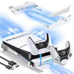 Support chargeur contr�leur ps5 oivo ? support horizontal pour console ps5 slim / pro edition disque ...