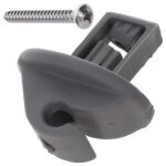 Support crochet pare - soleil - gris - compatible renault clio ii - compatible renault kangoo