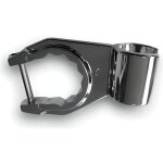 Support de douchette cavalier chrome a fixer sur la robinetterie de douche ou baignoire