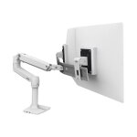 Support cran - ergotron - lx desk dual direct arm - blanc - jusqu 32 pouces - kit de montage complet ...