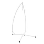 Support pour fauteuil suspendu 208 cm blanc en m�tal ml - design