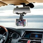 Support fixation r�troviseur voiture pour t�l�phone gps