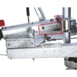 Support de fixation de roue jockey pour tête dattelage alko 251s Support de fixation de roue jockey pour tête dattelage alko 251s