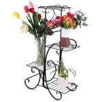 Support pour fleurs en m�tal � 4 couches �tag�re porte - plantes �tag�re porte pour int�rieur ou ext�rieur ...