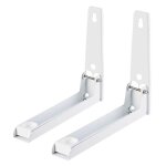 Support de four à micro - ondes - homdox - support mural extensible en acier inoxydable - blanc Support de four à micro - ondes - homdox - support mural extensible en acier inoxydable - blanc