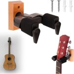 Support guitare mural - marque - mod�le - lib�re un espace pr�cieux au sol - noir - guitare acoustique ...