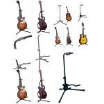 Support de guitare tripode - universel - noir - anti basculement - pour acoustique et lectrique