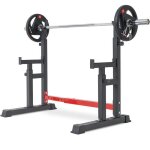 Hop - sport support dhaltres rglable pour haltres longs hs - 1007l rack de squat pouvant supporter ...