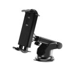 Support ipad tablette de voiture ventouse - keejaa - noir - fixation pour smartphone - rotation 360 degrs ...