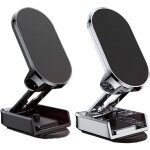 Support magn�tique t�l�phone voiture - pliable - alliage - noir - portable - aimants puissants