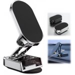 Support magn�tique t�l�phone voiture - universel - pliable 360� - argent - noir